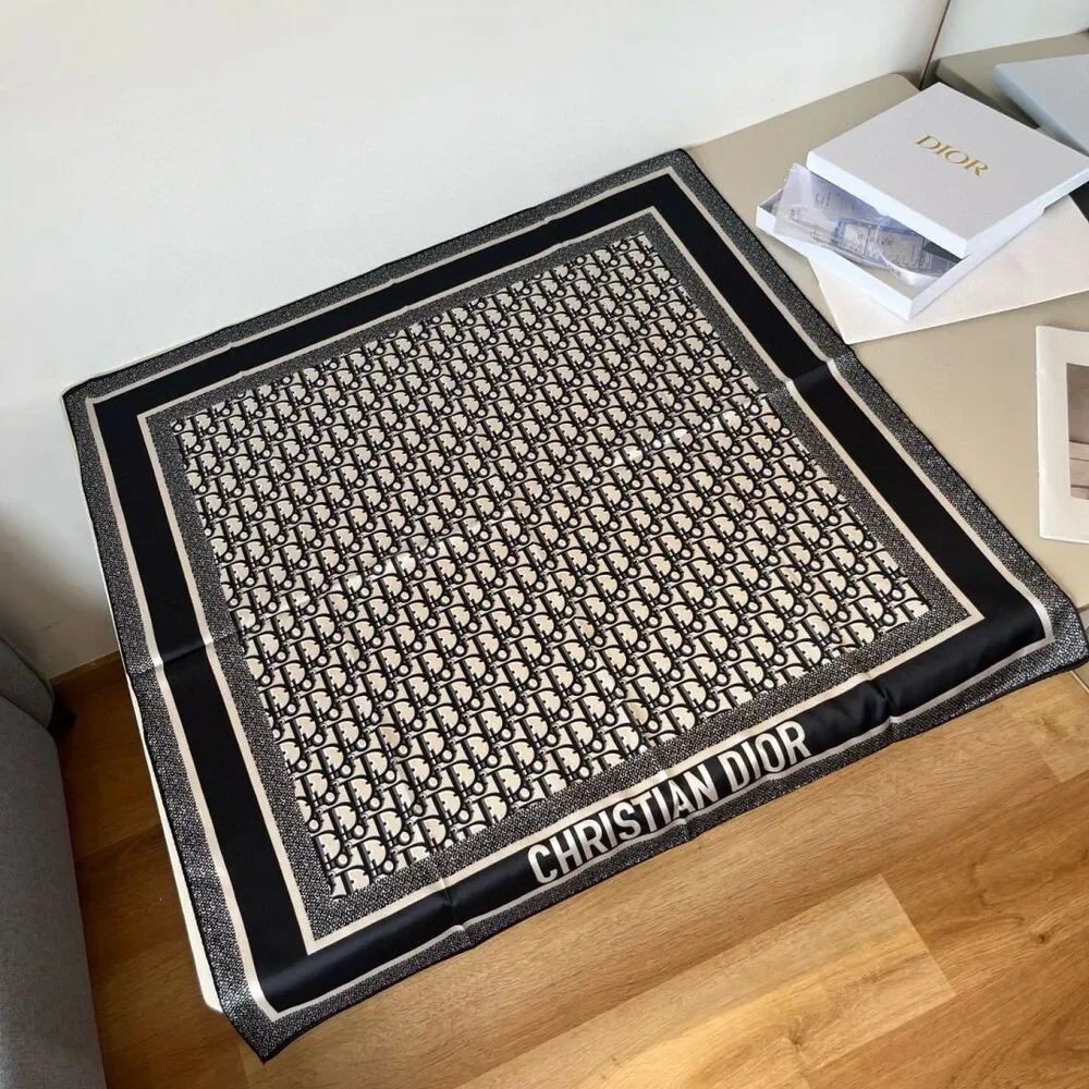 DIOR Oblique Monogram Silk Scarf
